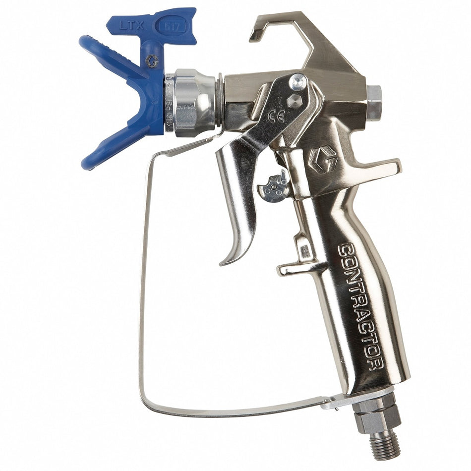 Contractor Airless Spray Gun, 2-Finger Trigger, RAC X