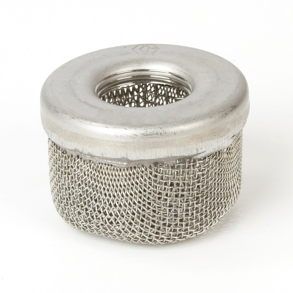 Inlet Strainer, SST Cap Double Screen, 1 in